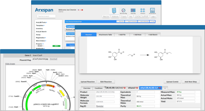 Arxspan ELN and Scientific Workflow Cloud Solutions